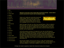 Tablet Screenshot of centralohioparanormal.net